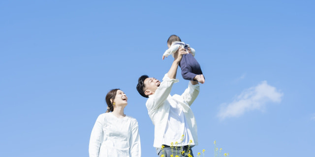 青空と家族